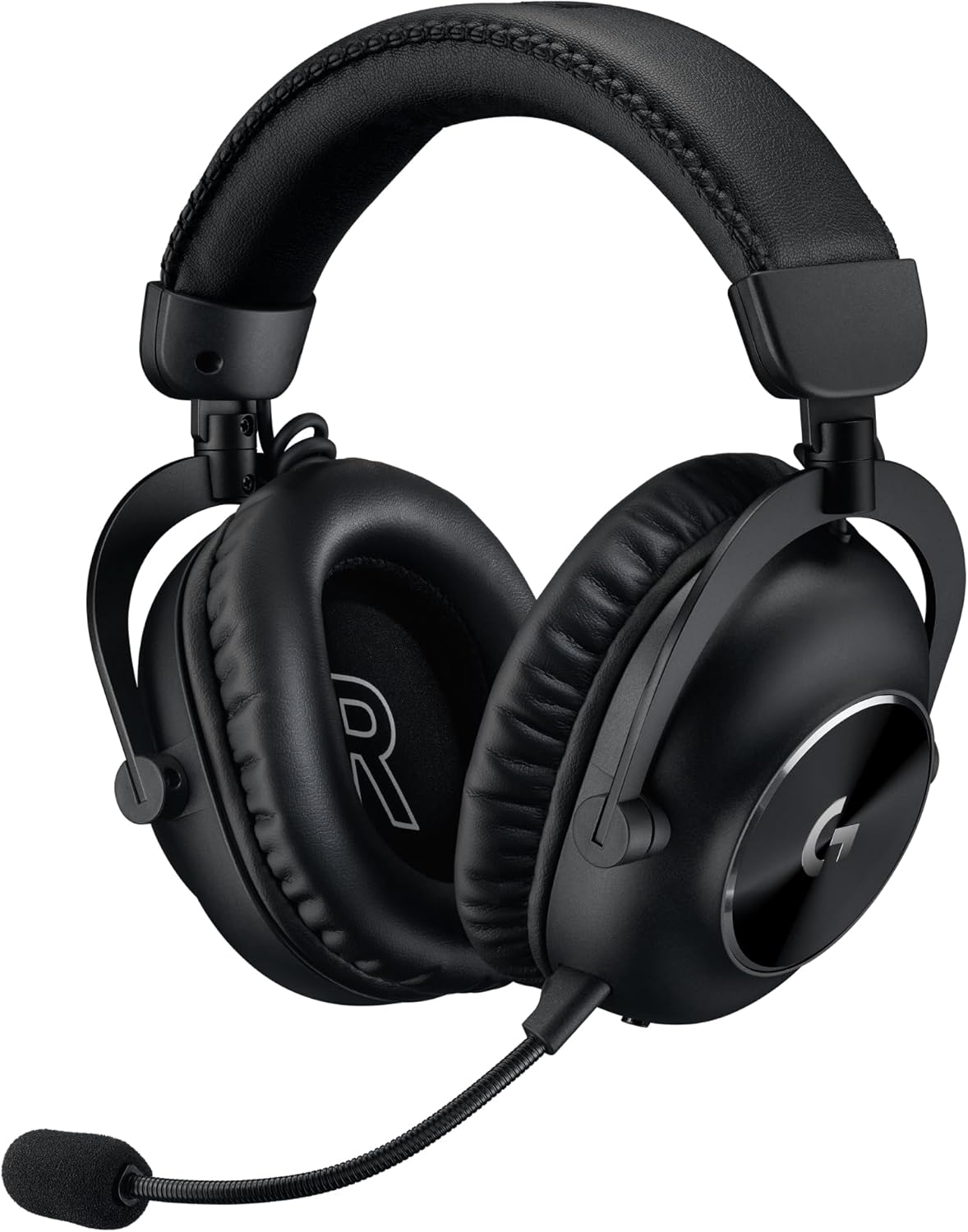 Logitech G PRO X 2 LIGHTSPEED Wireless Gaming Headset, Detachable Boom Mic, 50mm Graphene Drivers, DTS: Headphone 2.0—7.1 Surround, Bluetooth/USB/3.5mm Aux, for PC, PS5, PS4, Nintendo Switch - Black