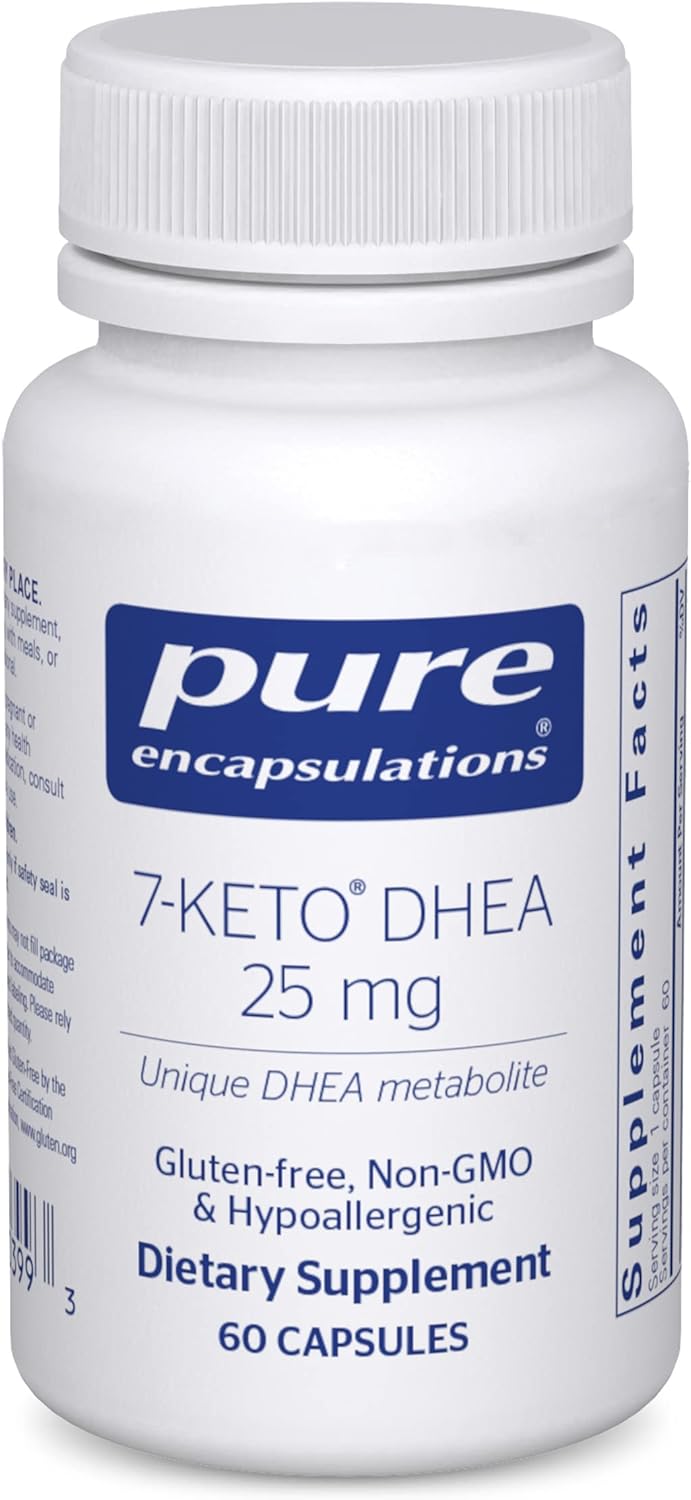 Pure Encapsulations 7-Keto DHEA 25 mg | Unique DHEA Metabolite Supplement to Support Thermogenesis* | 120 Capsules