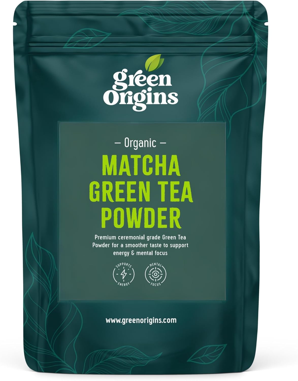 Green Origins Organic Japanese Ceremonial Matcha Green Tea Powder 30g