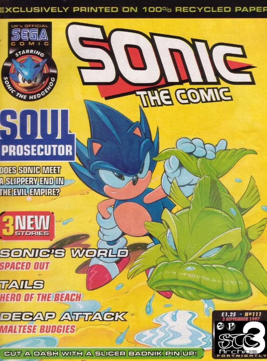 Sonic the Comic #111 FN ; Fleetway Quality comic book | Hedgehog