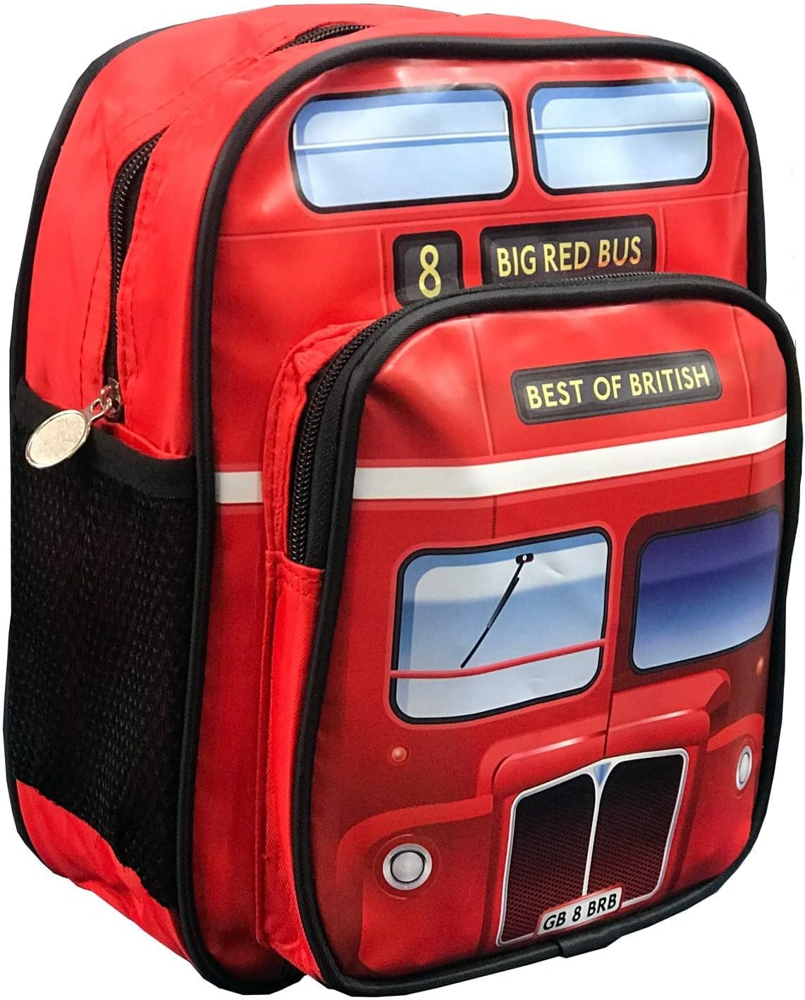 London Bus Kids School Bag Best of British Backpack Rucksack Water Proof Kids Souvenir Gift