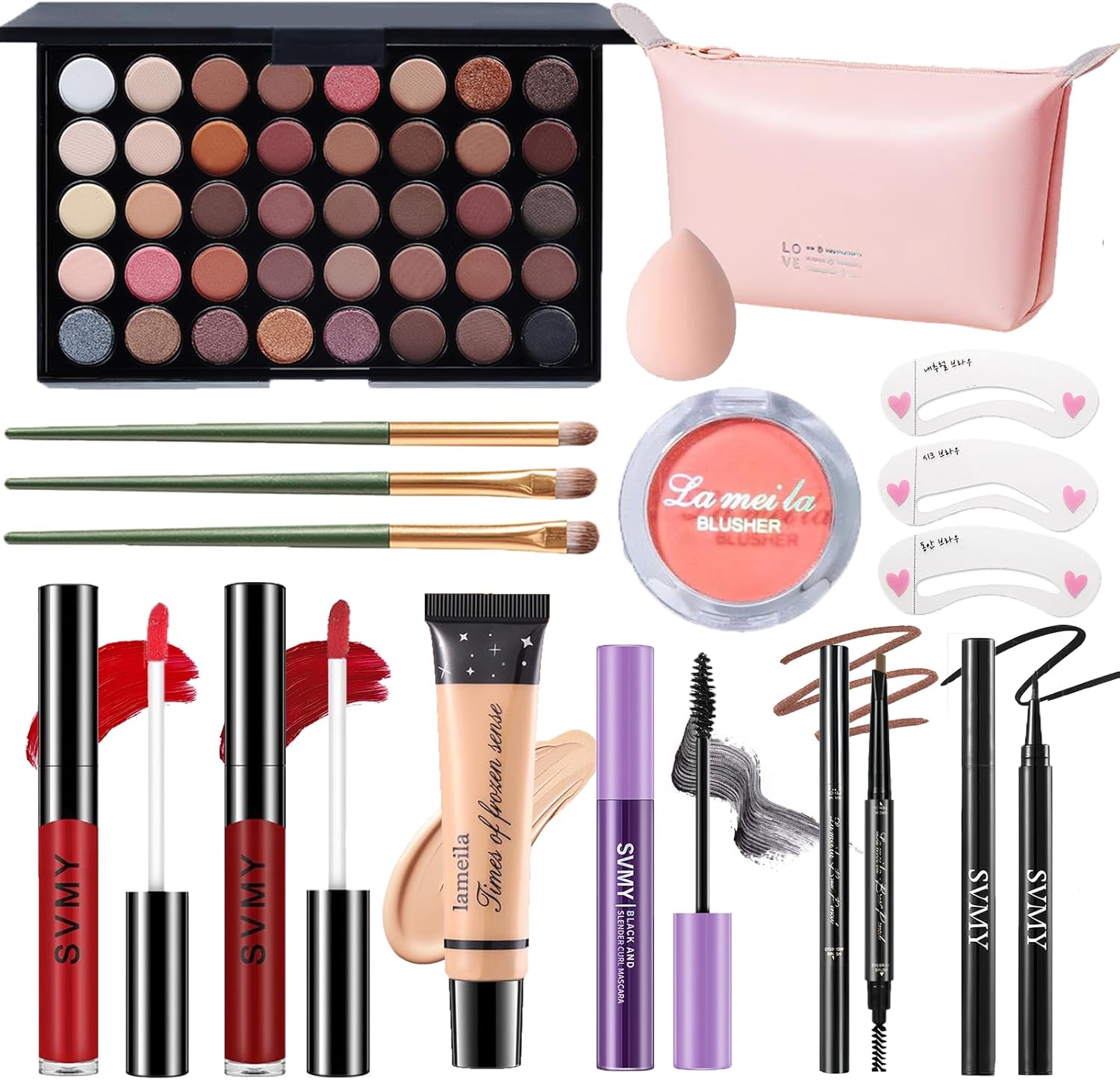Makeup Set for Women, Makeup Full Kit for Beginners & Professionals, Travel Makeup Set for Teens & Adults, Makeup Gift Set for Girls, Eyeshadow Palette, Lip Gloss, Face & Eye Make up
