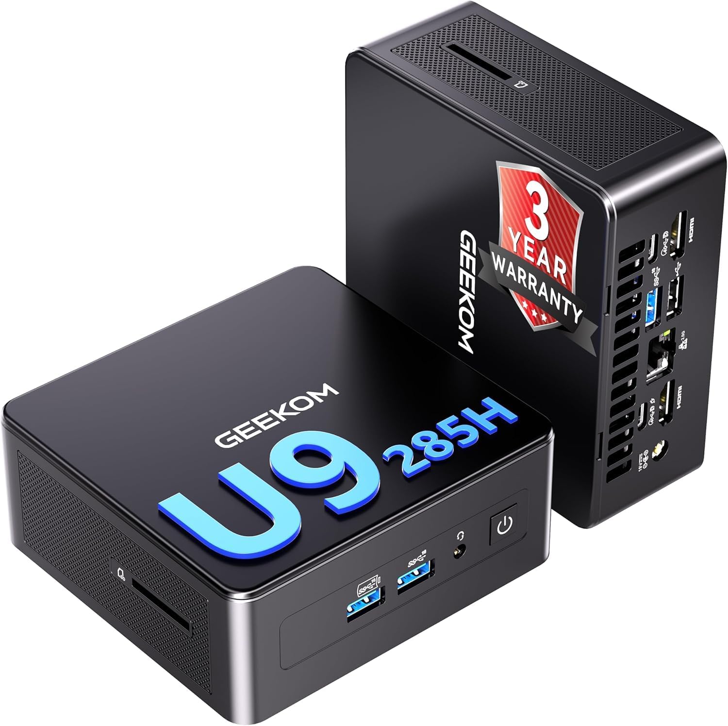GEEKOM IT15 Mini PC, Intel Ultra 9-285H,DDR5 32GB RAM (Up to 128GB)&2TB SSD