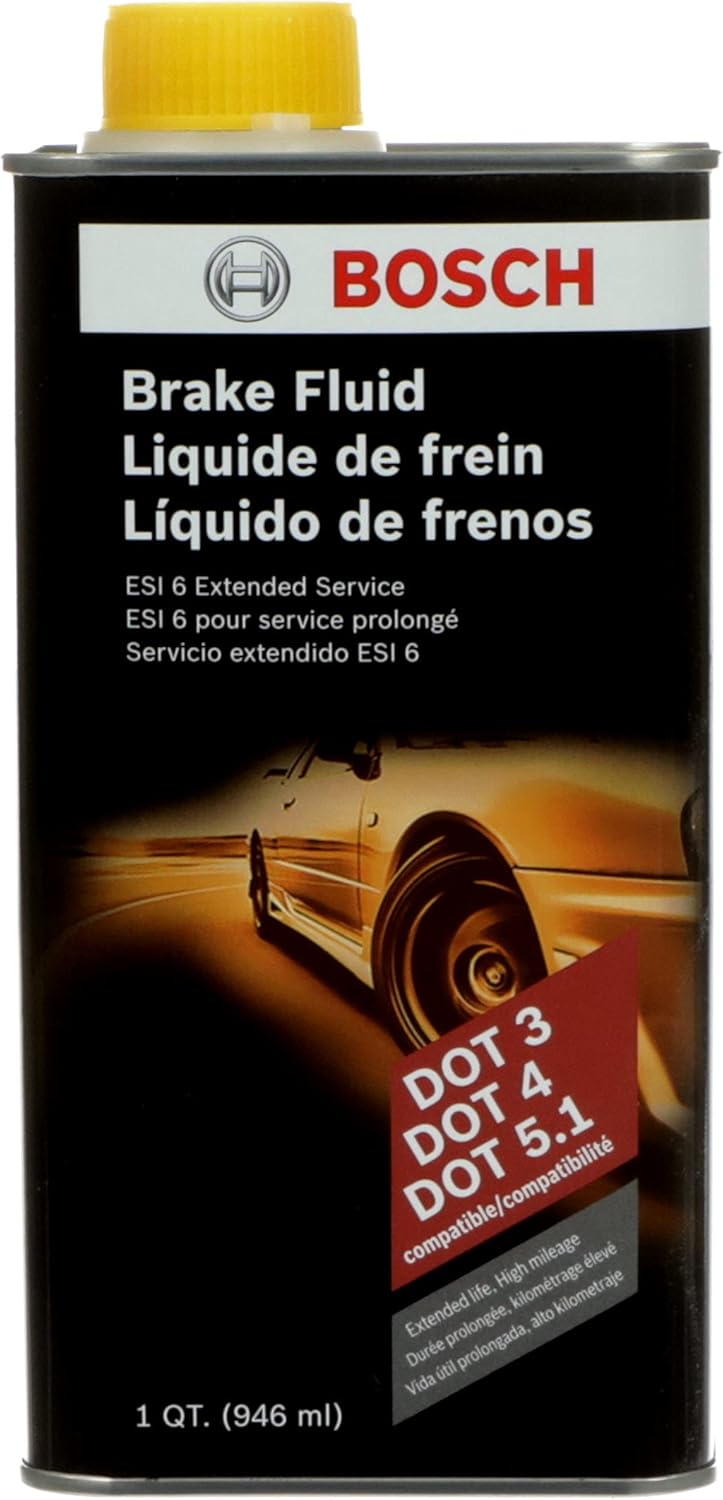 BOSCH ESI6-32N Brake Fluid (Direct Replacement for DOT 3, DOT 4, and DOT 5.1) - 1 Quart