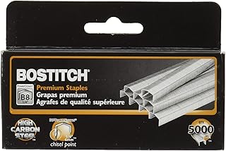Value Pack of 6 Boxes Stanley Bostitch B8 Powercrown Premium 1/4" Staples (Stcrp21151/4)