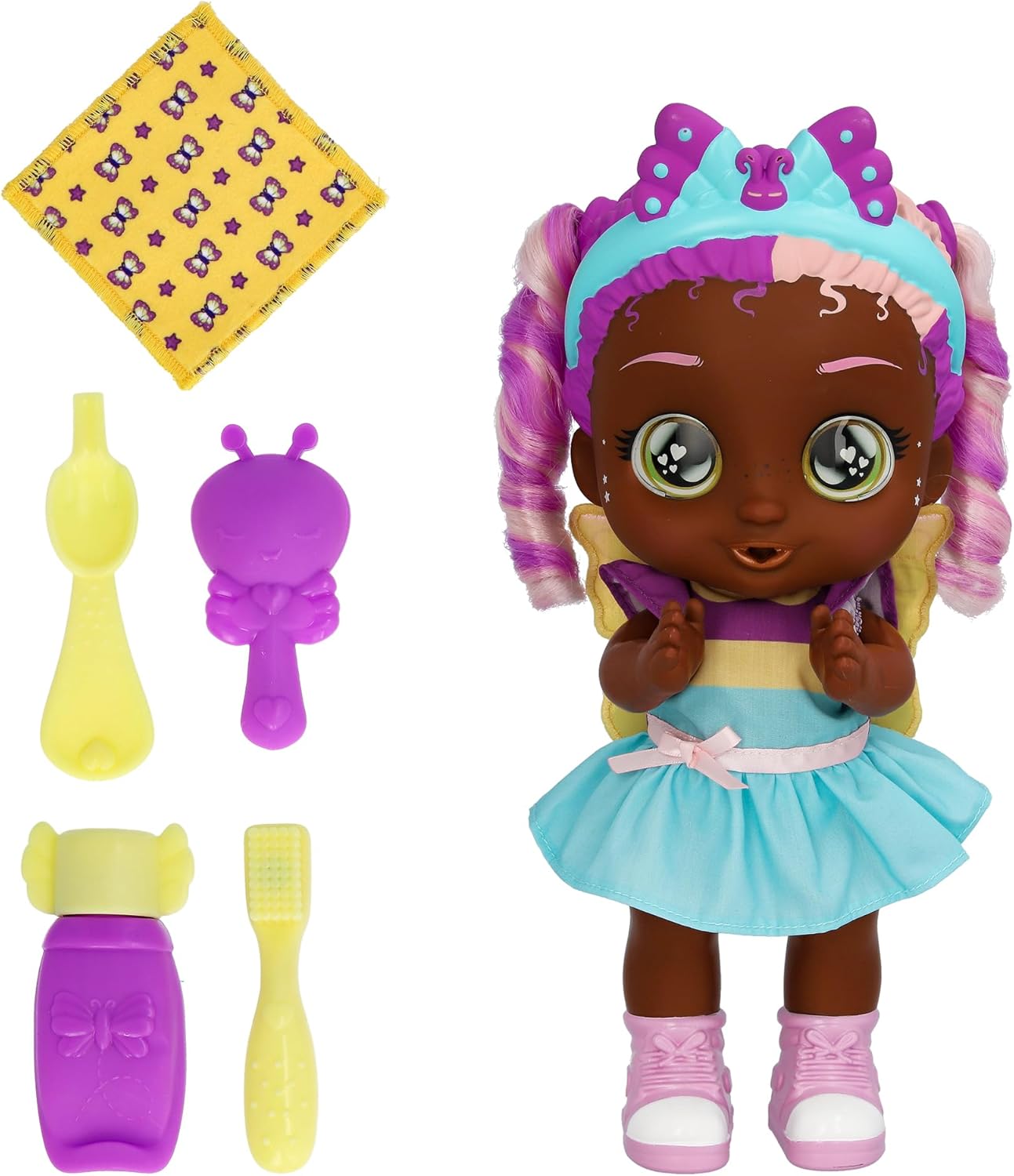 Cry Babies Emma's Morning Routine - Interactive Baby Doll with 20+ Sounds, Girls & Kids Age 18M and Up