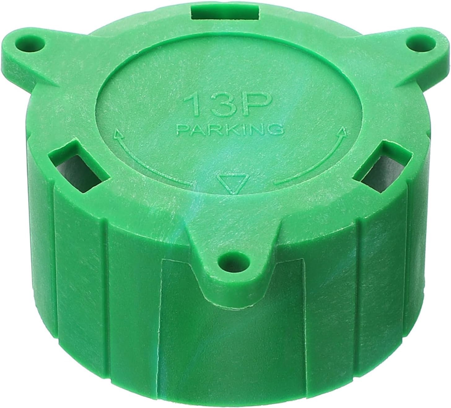 13 Pin Alignment Tool - Caravan Accessories - Trailer Socket Cap - Dustproof Protection - Trailer Connector Plug - Conversion Cap - Universal Trailer Coupling Accessory (Green)