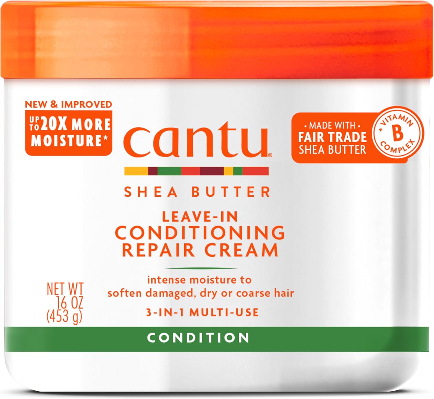 Cantu Leave-In Conditioning Repair Cream 453g