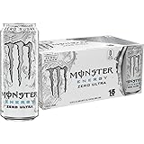Monster Energy Zero Ultra, Sugar Free Energy Drink, 16 Ounce (Pack of 15)
