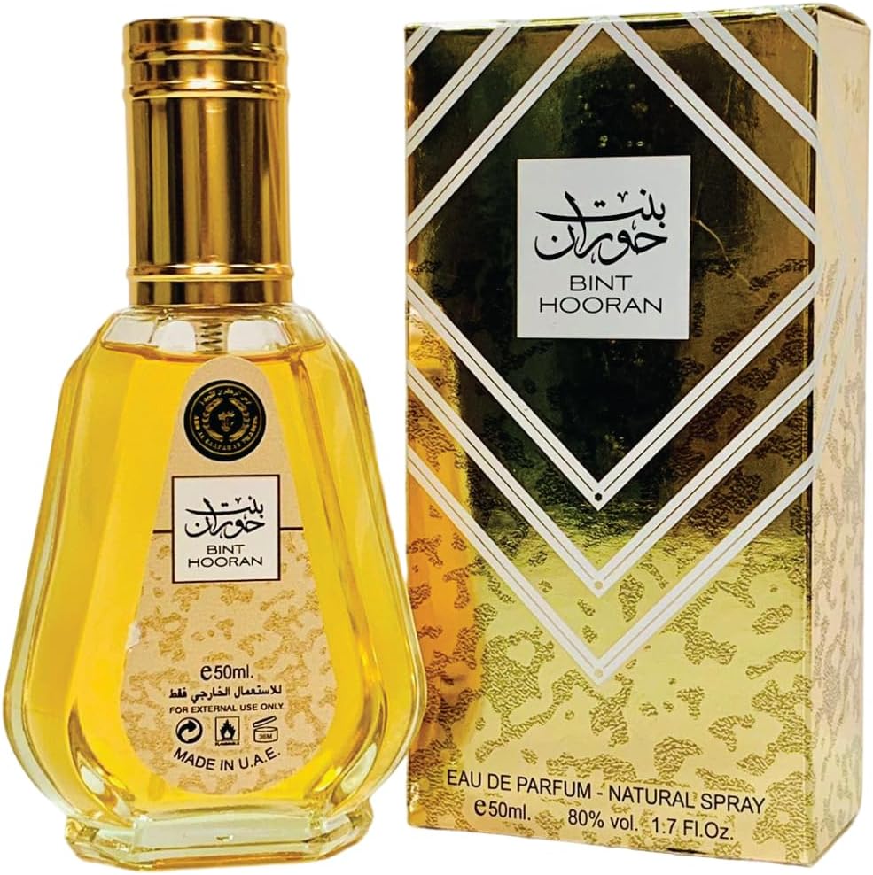 Bint Hooran Edp Eau De Parfum for Women 50ml | Sandalwood, Bergamot and Amber Arabian Perfume Fragrance | Women's Perfume Made in Dubai by Sapphire’s Choice