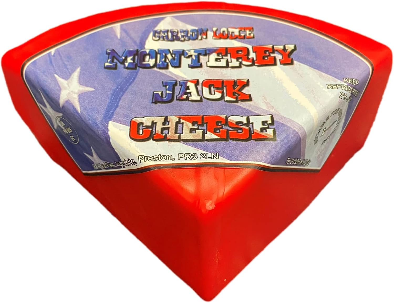 Monterey Jack Cheese Quarter Wheel 900g Direct from GREAT BRITISH TRADING LIMITED
