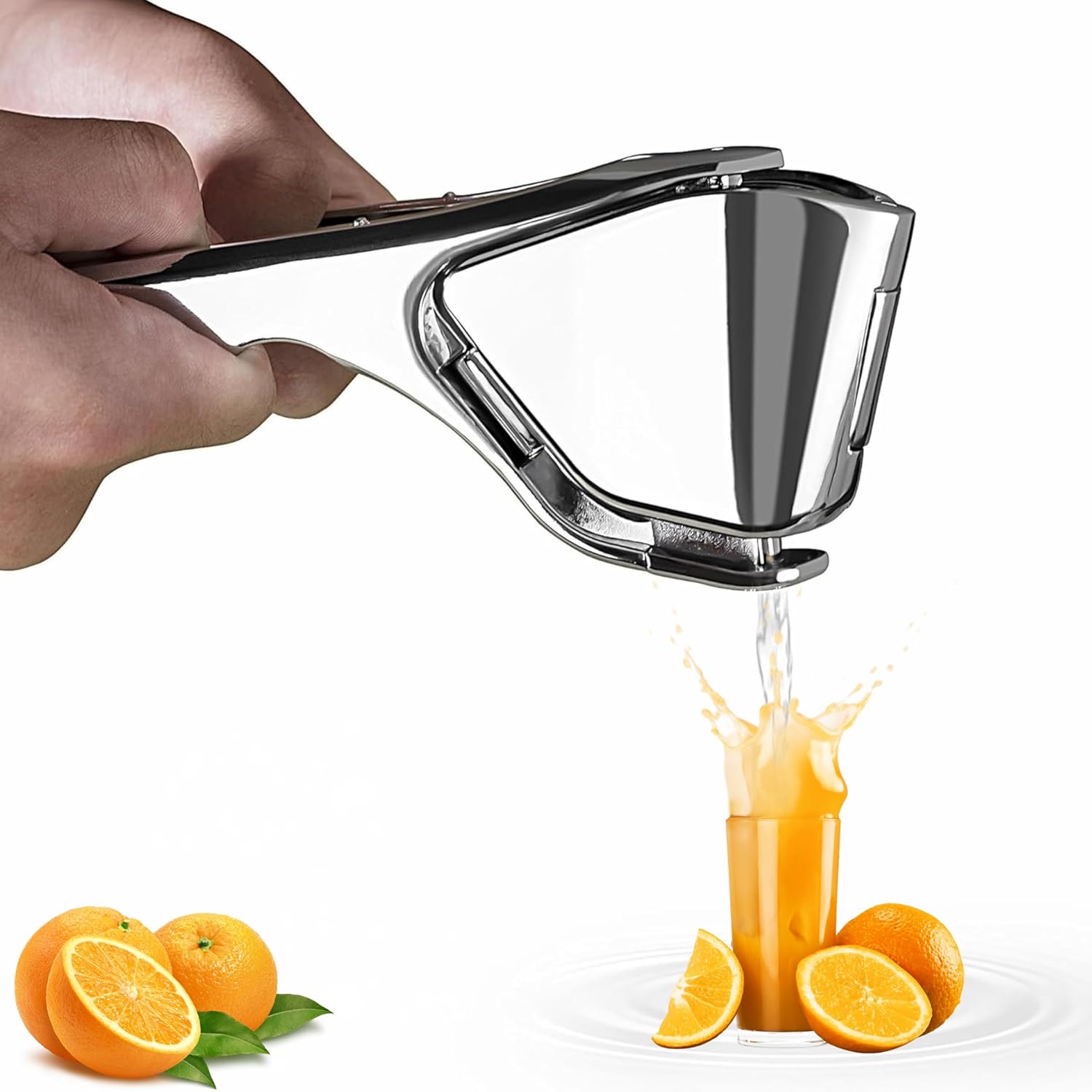 Premium Lemon Squeezer – Heavy Duty Metal Citrus Press for Juicing Lemons & Limes | Ergonomic Handle, Rust-Resistant, Easy to Clean, Dishwasher Safe.