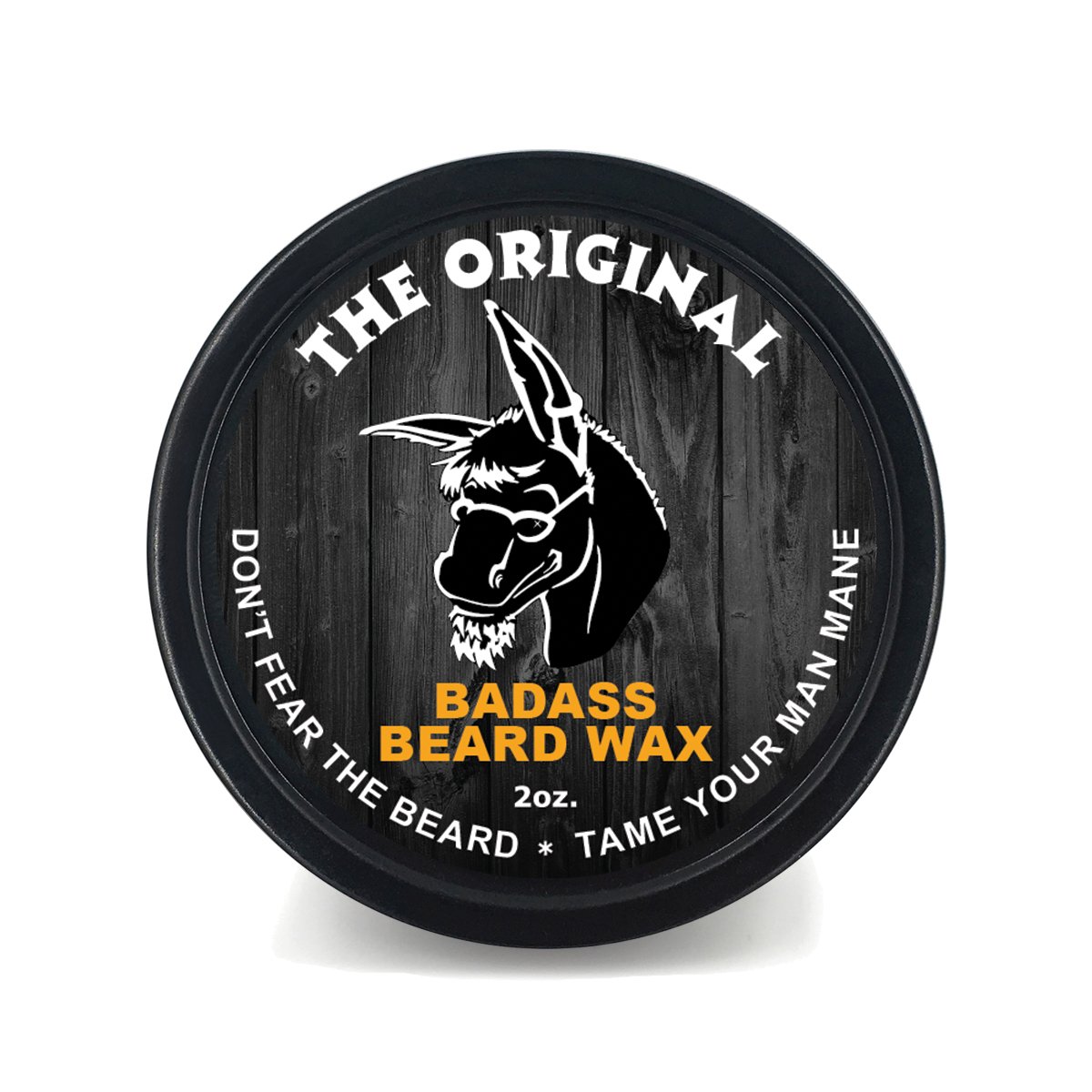 Badass Beard Care Beard Wax for Men - The Original Scent, 2 oz - Softens Beard Hair, Leaves Your Beard Looking and Feeling More Dense
