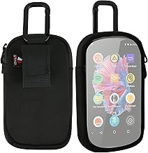 TXEsign MP3 & MP4 Player Carry Case Bag with Clear Window Travel Carrying Case for 4" Touch Screen MP3 MP4 Music Player Case Storage Bag with Inner Pocket for Earphones, USB Cable, Memory Card (Black)