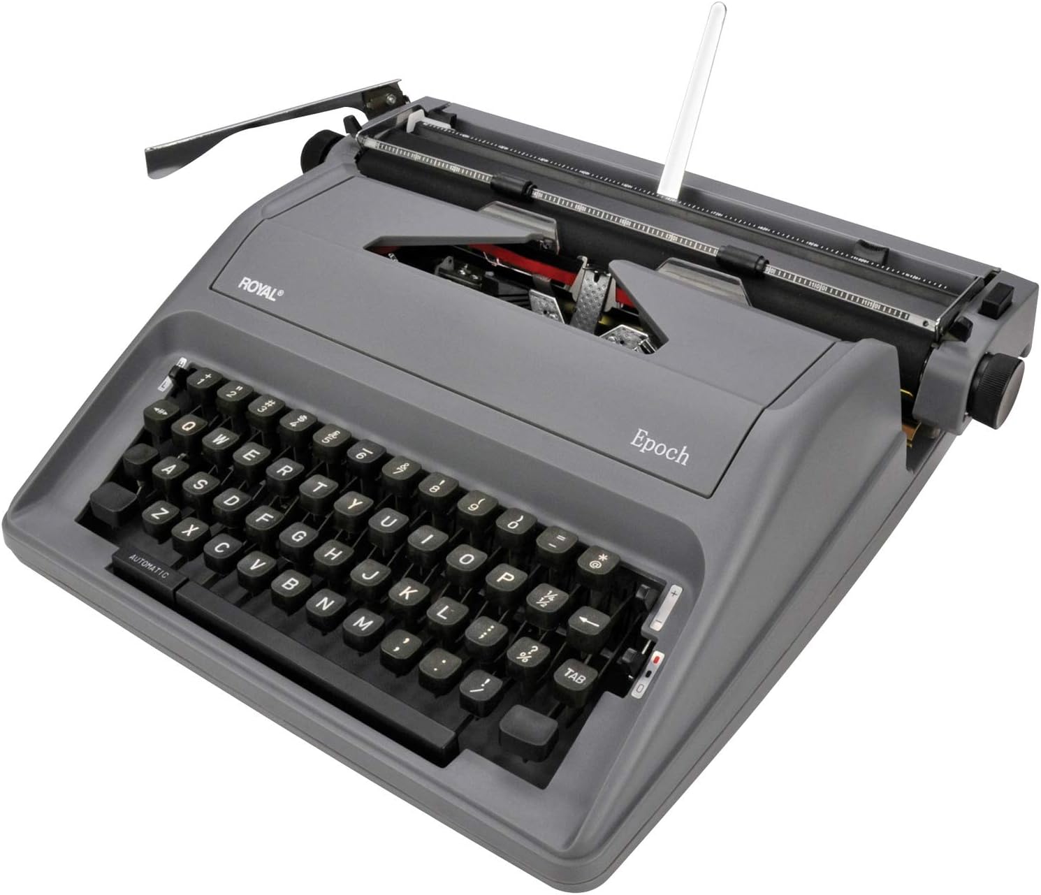 Royal Epoch Classic Portable Manual Typewriter - Gray (ROY79103Y)