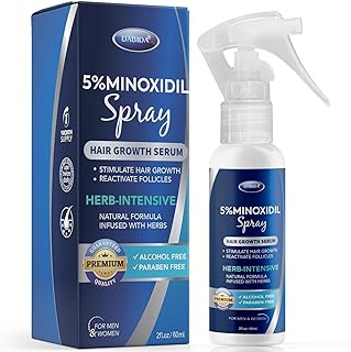 5% Minoxidil Hair Regrowth Spray - 60ml, For Men & Women