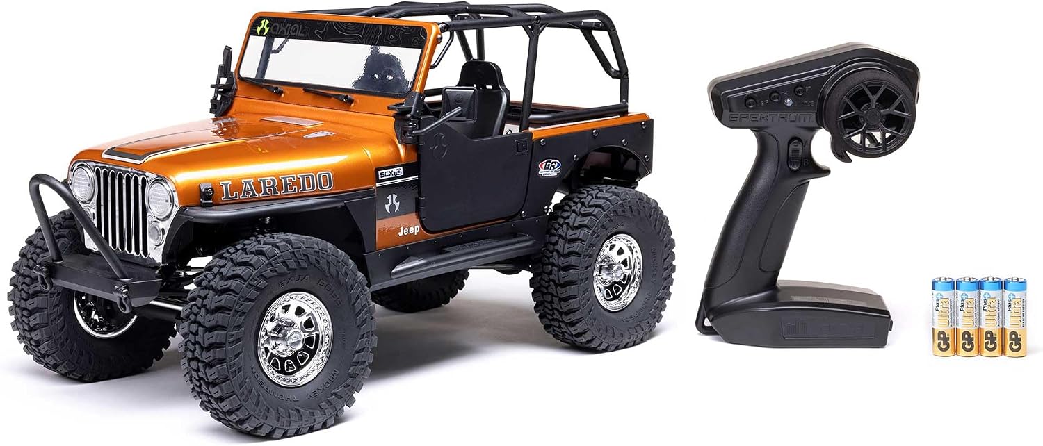 Axial 1/10 SCX10 III Jeep CJ-7 4X4 RTR Brushed RC Rock Crawler, Copper | Battery and Charger Not Included, RC Truck, AXI03008V2T2