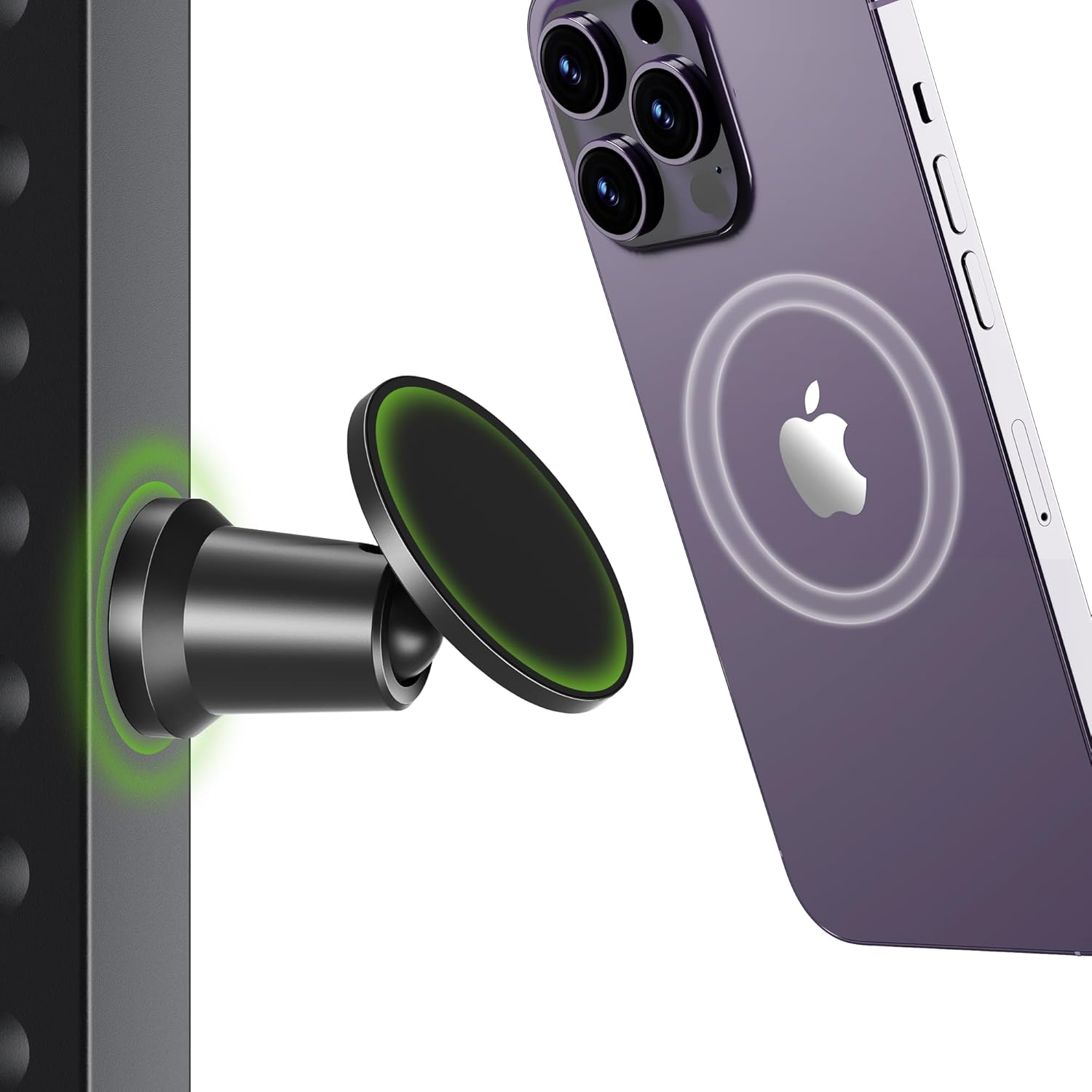 elitehood Dual Magnetic Phone Holder for Gym [20 Strongest Magnets], 360 Rotation Magnetic Gym Phone Mount, for Magsafe Gym Mount Magnet Compatible with iPhone 15 14 13 12 Pro Max Plus Mini