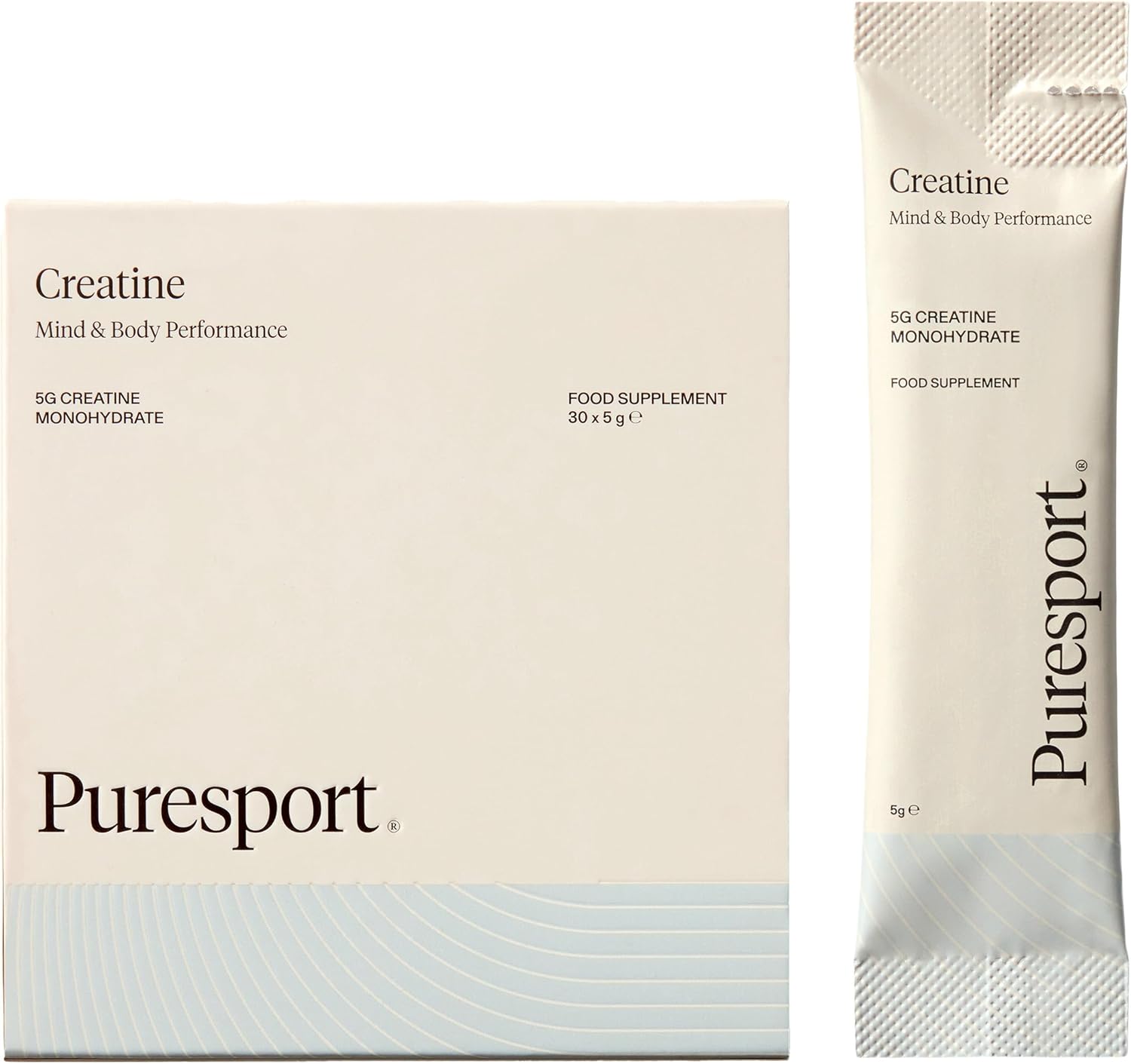 Puresport Creatine (30 Pack) | 5G Pure Creatine Monohydrate | Improves Strength & Power | Accelerates Recovery | Delays Fatigue | Enhances Energy Production | Informed Sport Certified