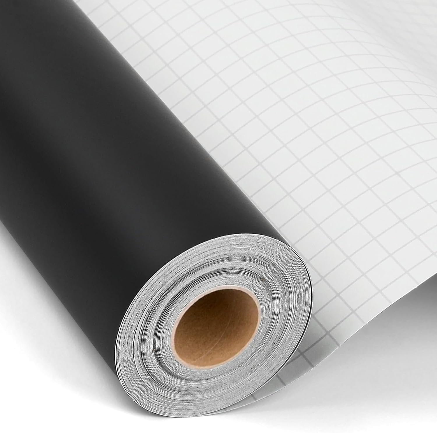 12'' x 42Ft Matte Black Permanent Vinyl Roll - Permanent Adhesive Vinyl Roll for Silhouette, Cameo Cutters, Signs, Craft Die Cutters, Home Decor,