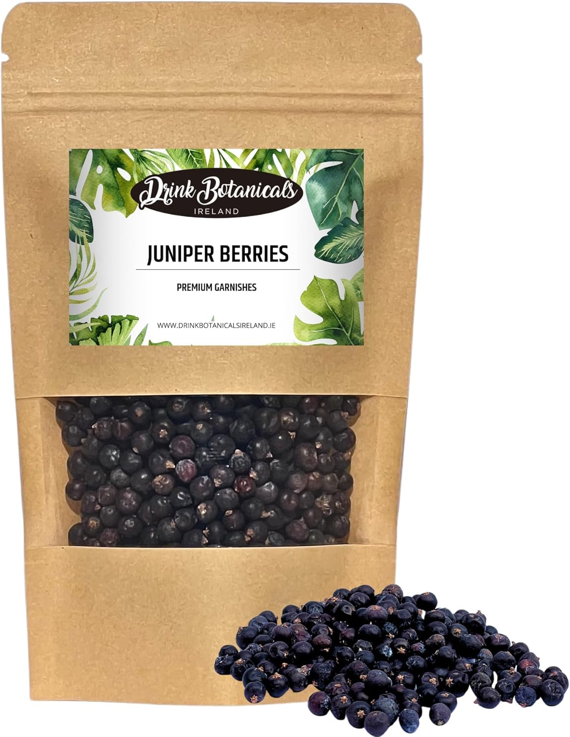 Drink Botanicals Ireland | Whole Dried Juniper Berries for Gin Making, Cocktail, Herbs & Spices, 300 + Junipers | 80 Grams