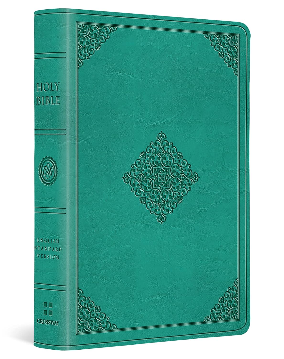 ESV Value Large Print Compact Bible (TruTone, Teal, Ornament Design): Holy Bible, English Standard Version