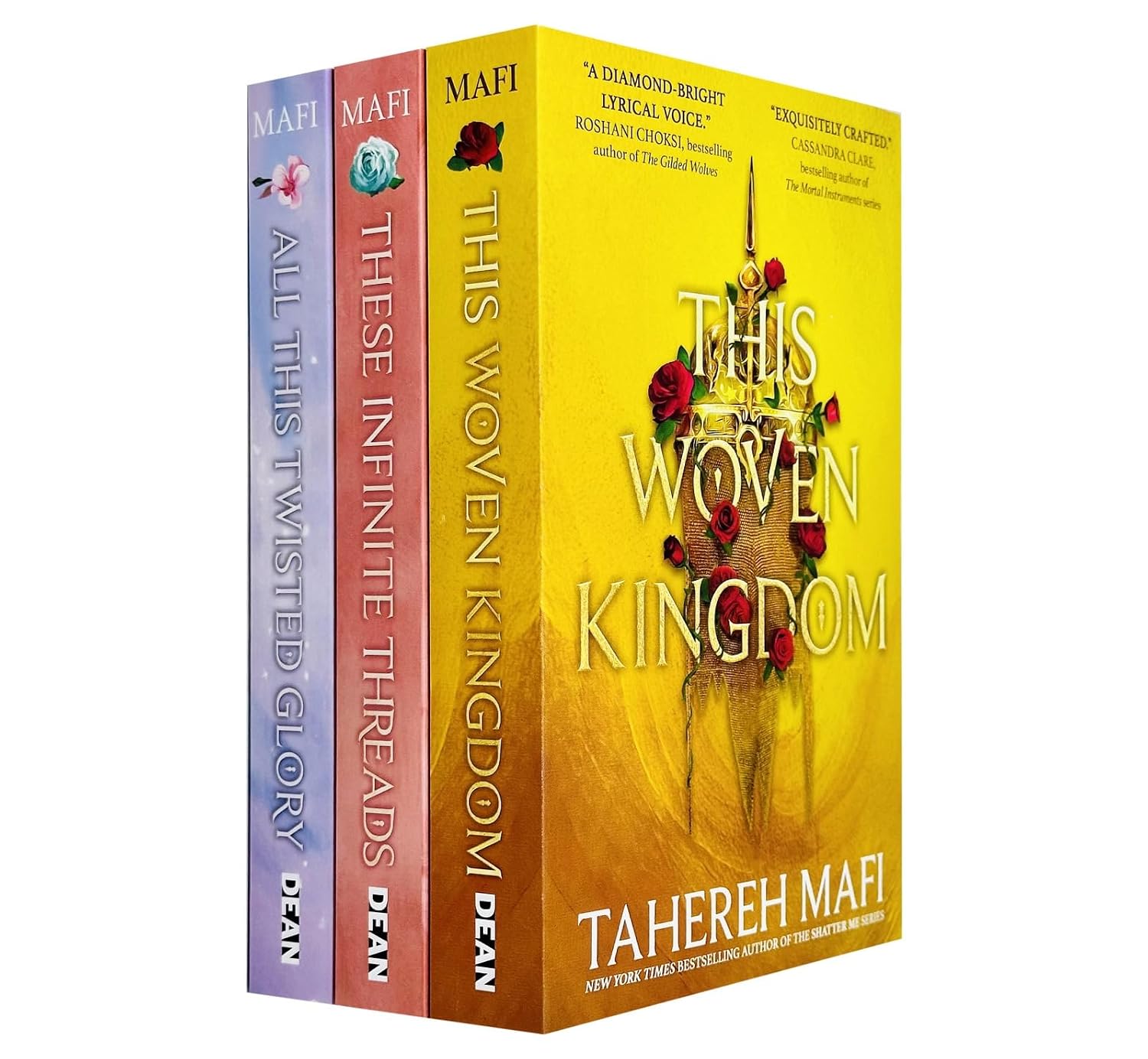This Woven Kingdom Series 3 Books Collection Set By Tahereh Mafi (This Woven Kingdom, These Infinite Threads, All This Twisted Glory)