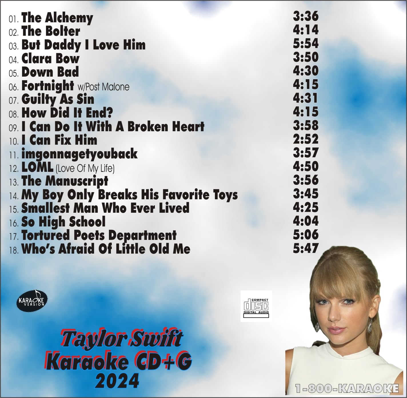 Taylor Swift 18 Song G
