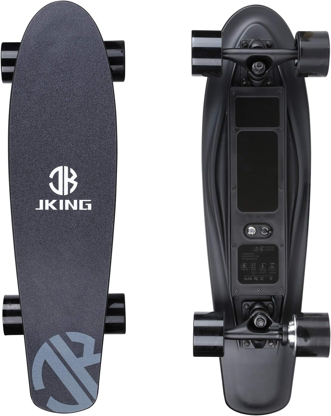 Electric Skateboard Electric Longboard with Remote Control Electric Skateboard,350W Hub-Motor,12.4 MPH Top Speed,5.2 Miles Range,3 Speeds Adjustment,12 Months Warranty