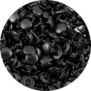 Springfield Leather Company SLC Black Plated Double Capped Rivets Medium 100 Pack