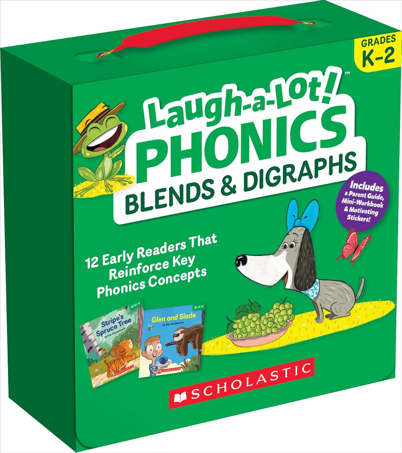 Scholastic Laugh-A-Lot Phonics: Blends & Digraphs (Parent Pack) Boxed Set, Paperback, 12 per Pack (SC-736582)