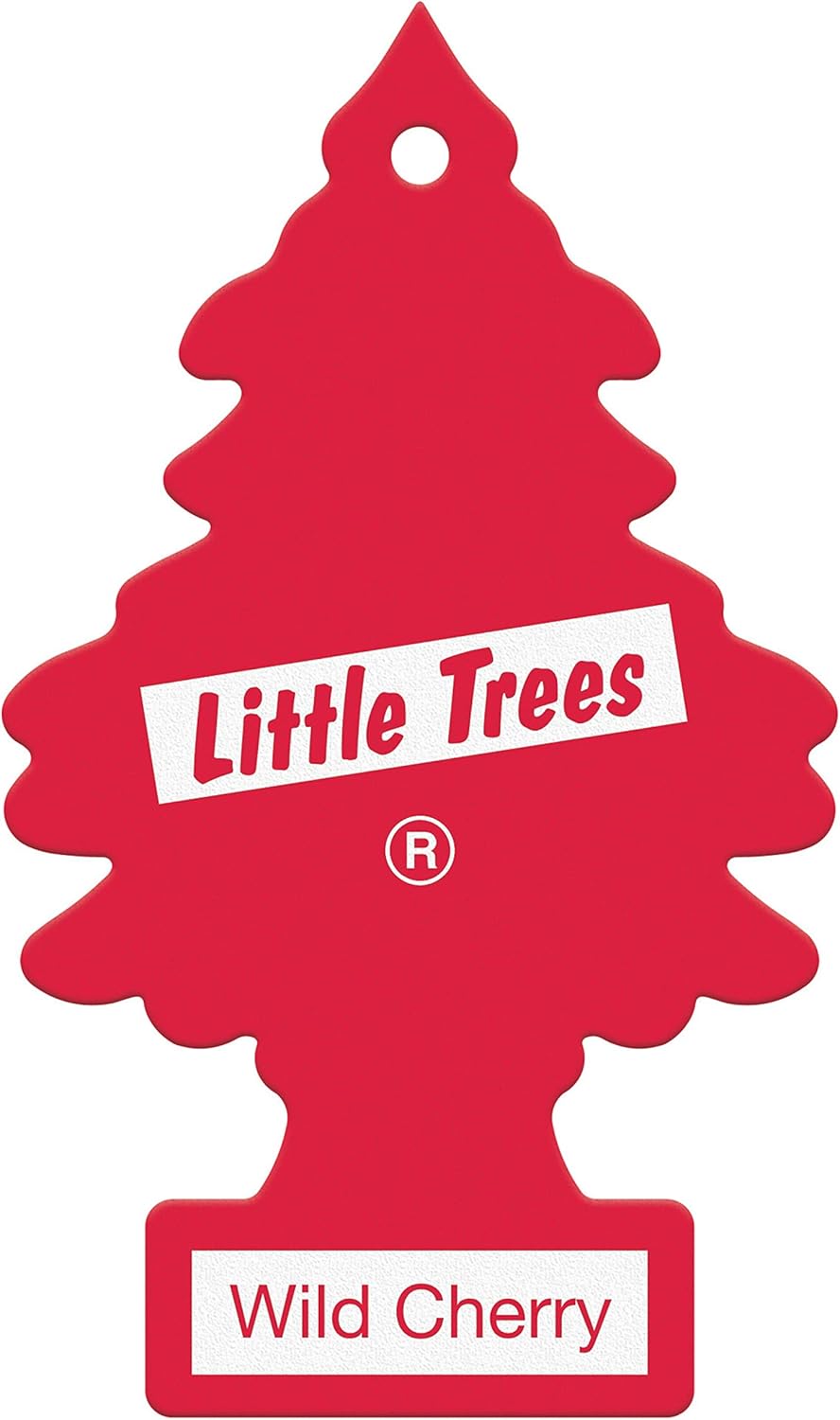 LITTLE TREES Car Air Freshener | Hanging Paper Tree for Home or Car | Wild Cherry | Single Tree per Package