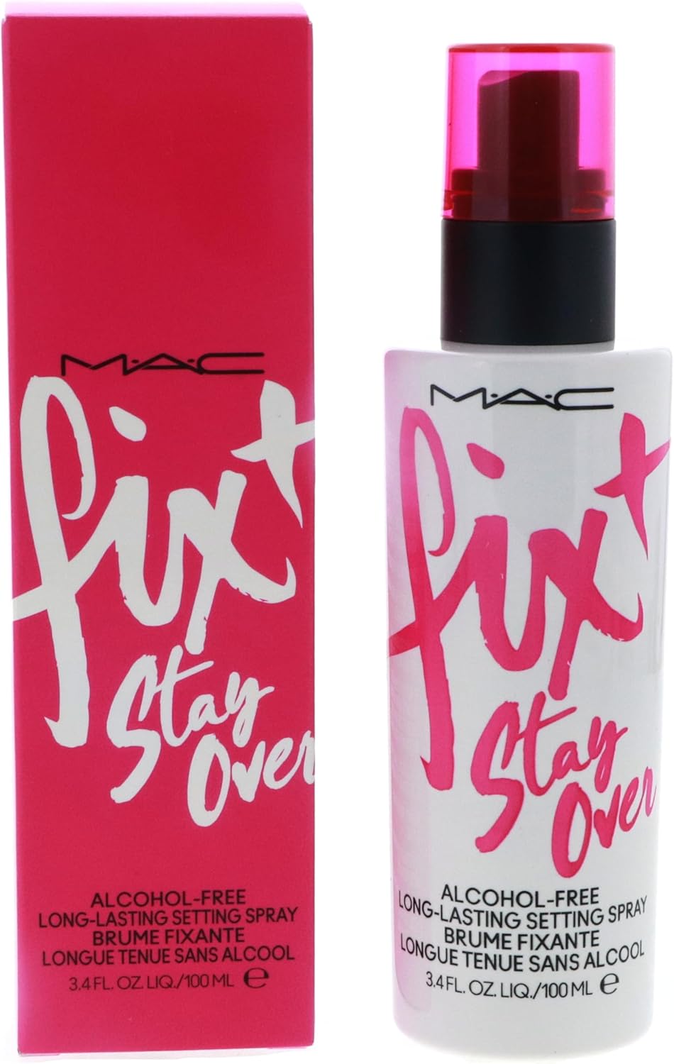 M.A.C. FIX+ STAY OVER ALCOHOL-FREE 16HR SETTING SPRAY - 3.4 Fl Oz / 100 ml