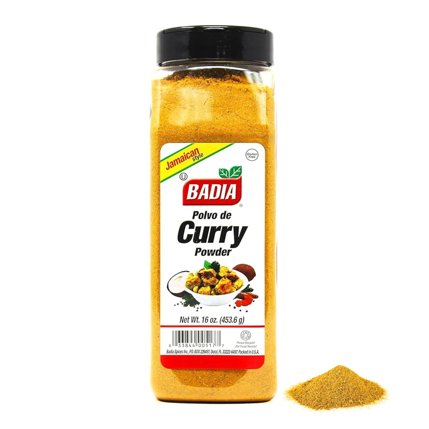 Badia Curry Powder Jamaican Style - 16 oz