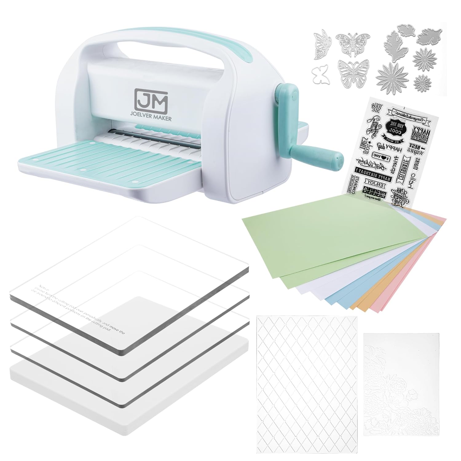 Manual Die Cutting Machine,9" Openning, Scrapbooking Machine Starter kit