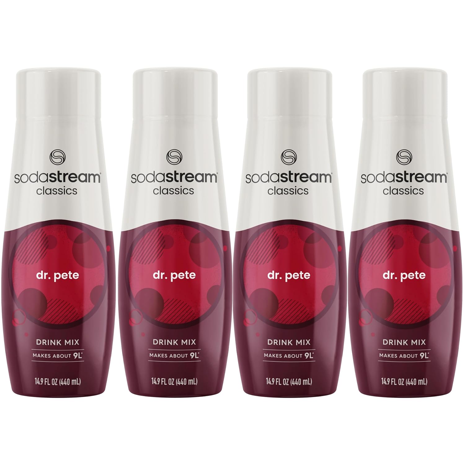 SodaStream Sparkling Drink, Dr Pete, 14.8 Fl Oz (Pack of 4)