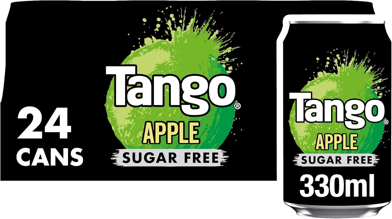 Tango Apple Sugar Free, 330ml, Pack of 24