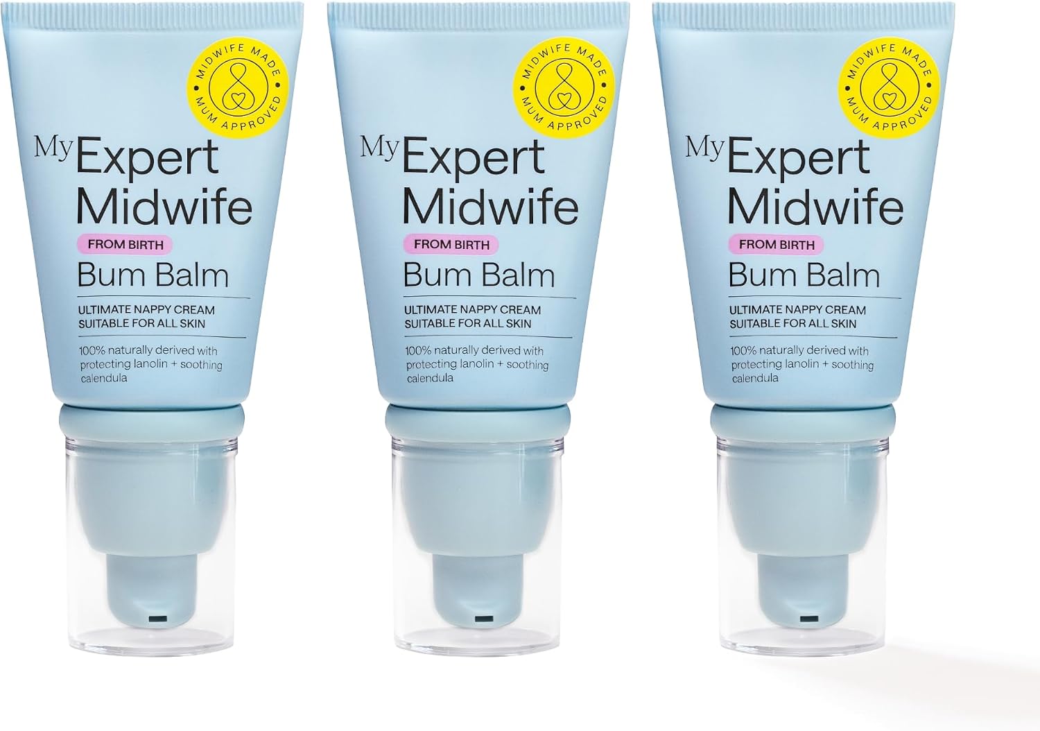 My Expert Midwife No Harm Bum Balm Nappy Cream - 30ml (Pack of 3)