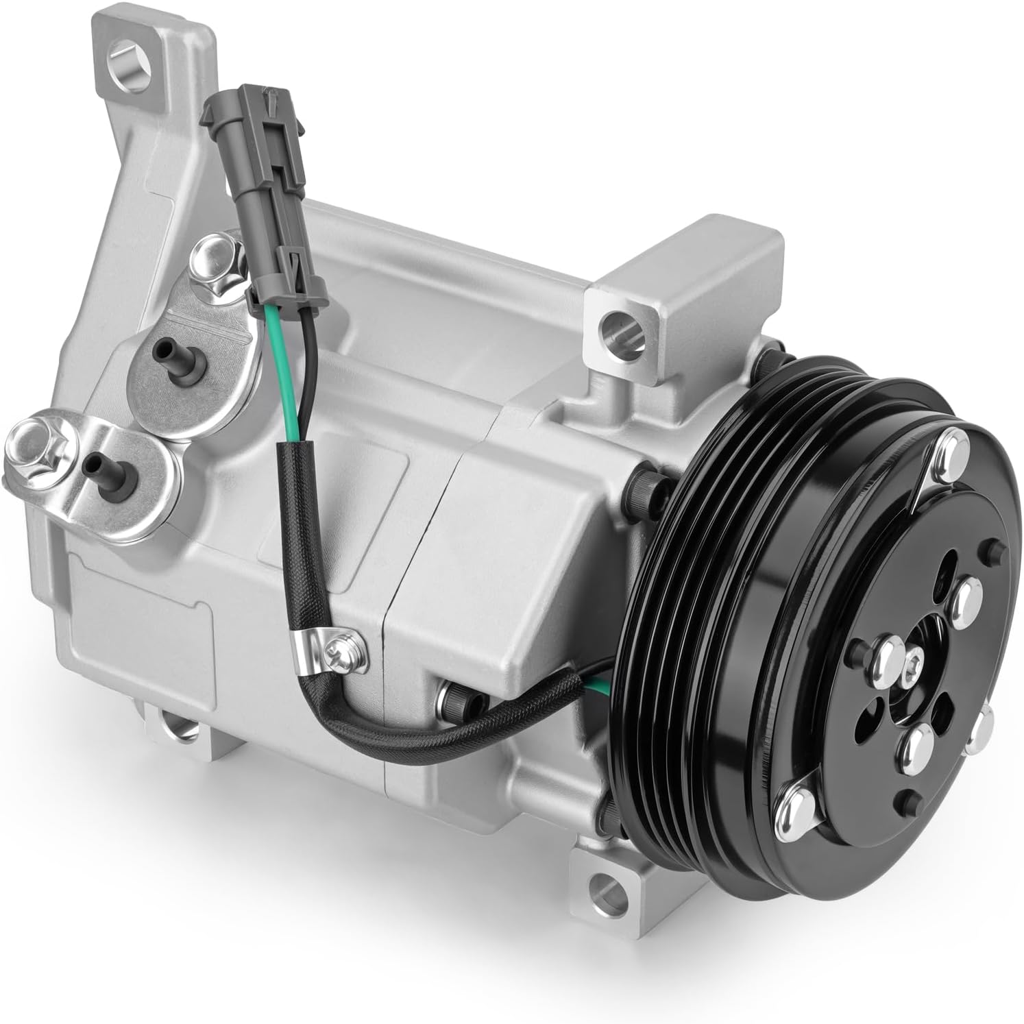 AC Compressor with Clutch Compatible with Chevrolet, GMC Silverado, Suburban, Sierra, Avalanche, Express, Tahoe, Yukon, Escalade, and More Replace CO 29002C, 15036042, 15068853, 15068854