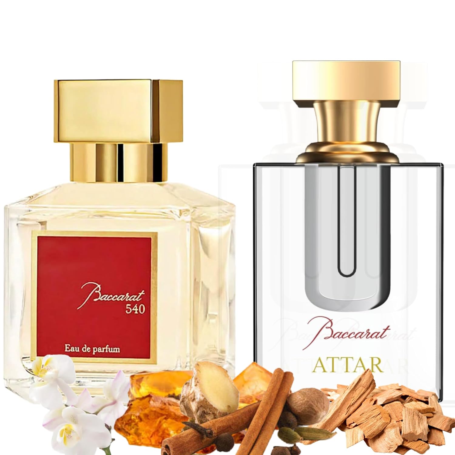 Equivalence of Baccarat 540 Extrait de Parfum - Long Lasting Daily 12-14 Hours Perfume Oil Spray for Men, Women 99% Same Fragrance(1 Bottle 10ml) large bottle not included (ATTAR OIL 12ML)
