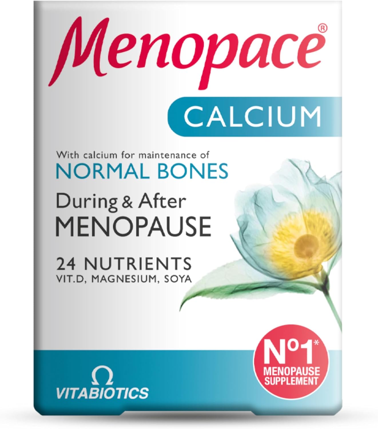 Vitabiotics Menopace Calcium - 60 Tablets