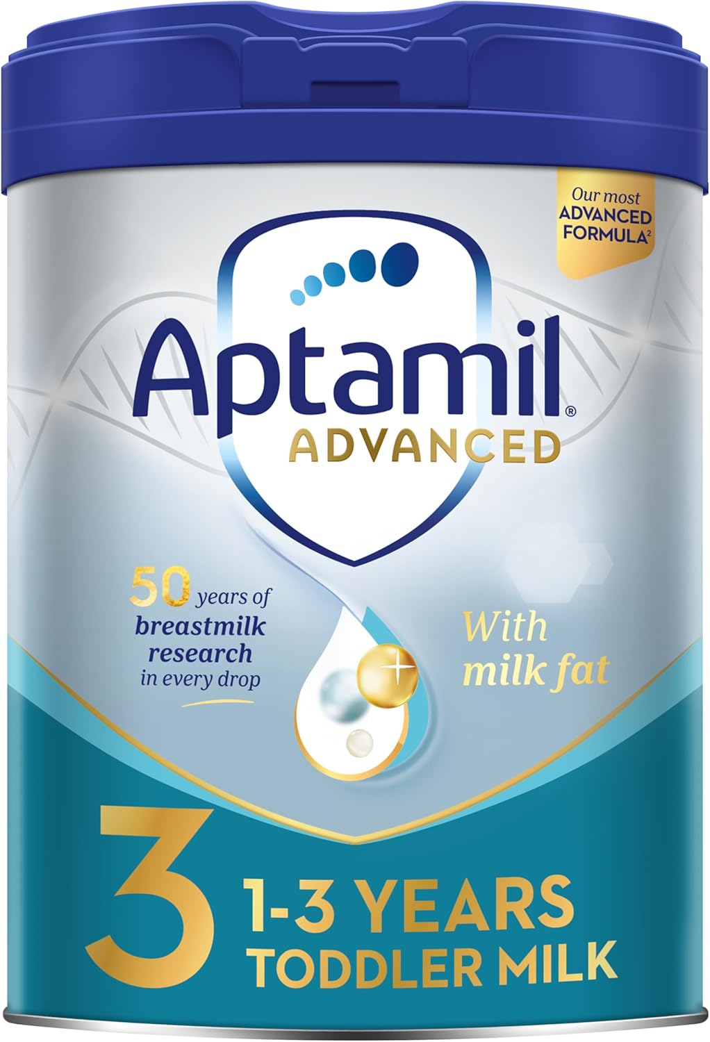 Aptamil Advanced 3 Toddler Baby Milk Powder Formula, from 1 Year, 800g