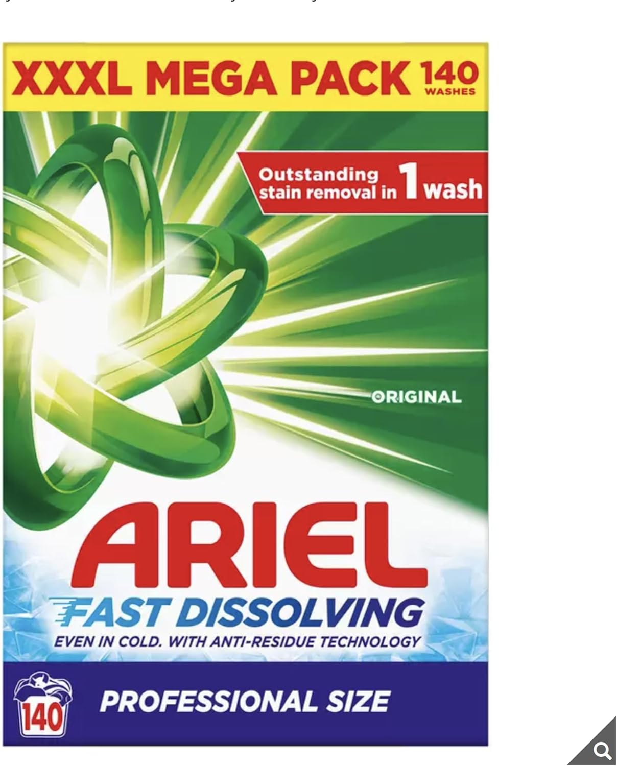 Ariel Washing Powder Professional Laundry Detergent 9.1KG 140 Wash