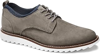 Johnston & Murphy Men’s Duncan Plain Toe Shoes | Casual Shoes for Men | Leather Upper | EVA Footbed & Lightweight EVA Outsole | Abrasion Resistant Durability