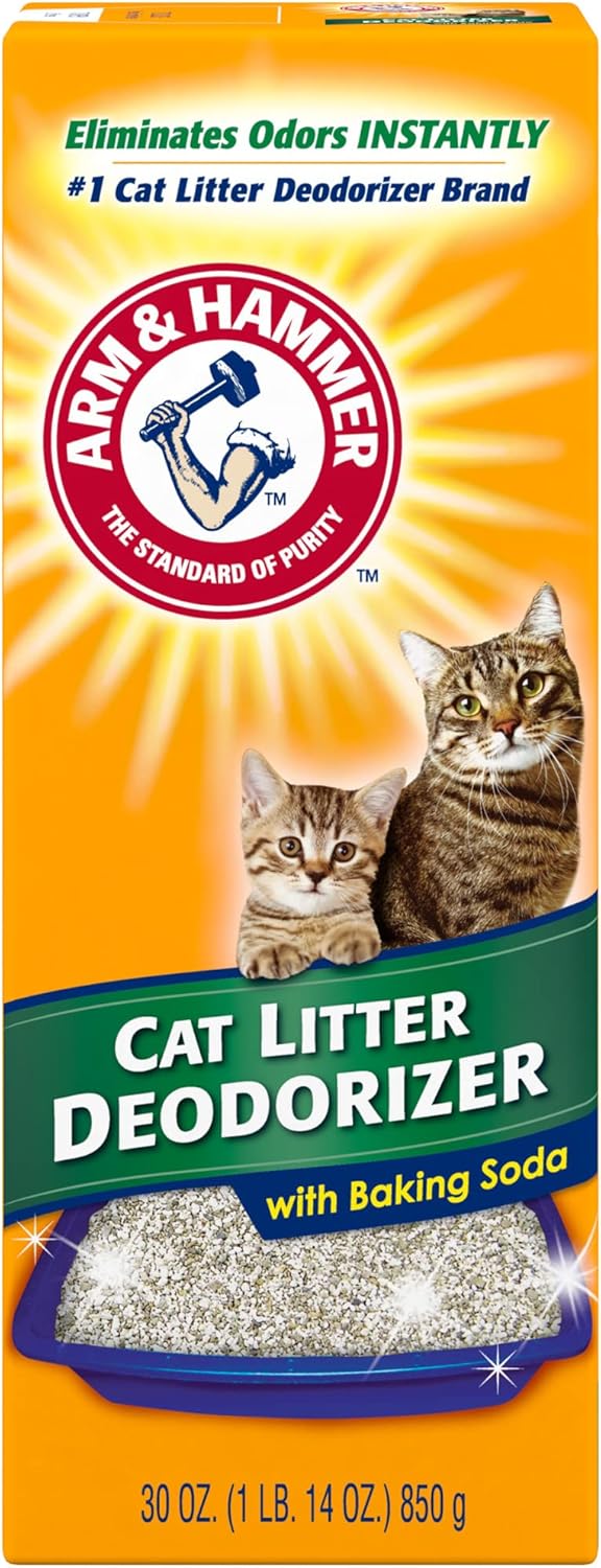 Arm & Hammer Cat Litter Deodorizer, with baking soda, 30 Oz