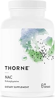 THORNE NAC - N-Acetylcysteine - 500mg - Supports Respiratory Health and Immune Function; Promotes Liver and Kidney Detox - 90 Capsules