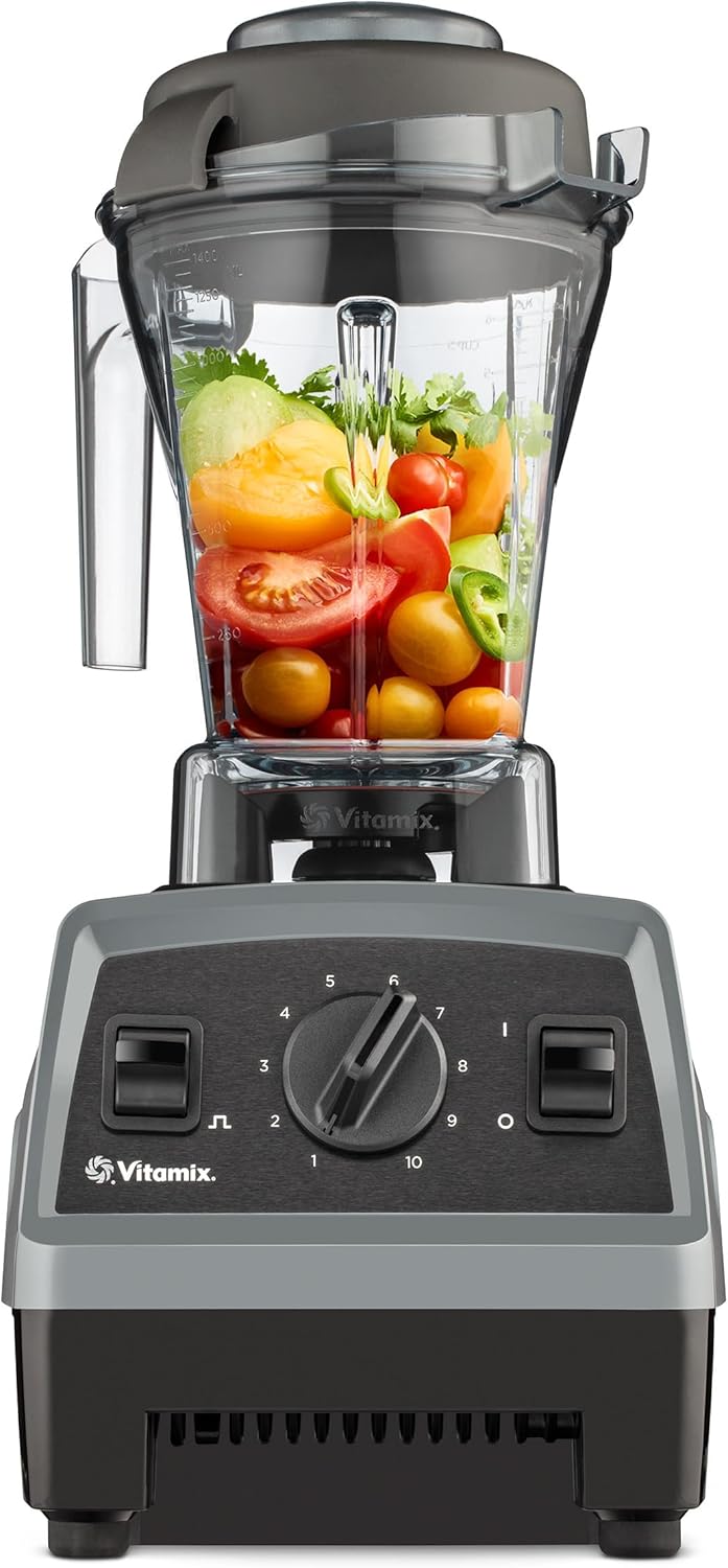 Vitamix Explorian E310 Blender, Professional-Grade Kitchen Blender for Smoothies, Soups, Juices and More, 10-Speed, Stainless Steel Blades, Self-Cleaning Kitchen Appliance, 48 Oz Container, Slate