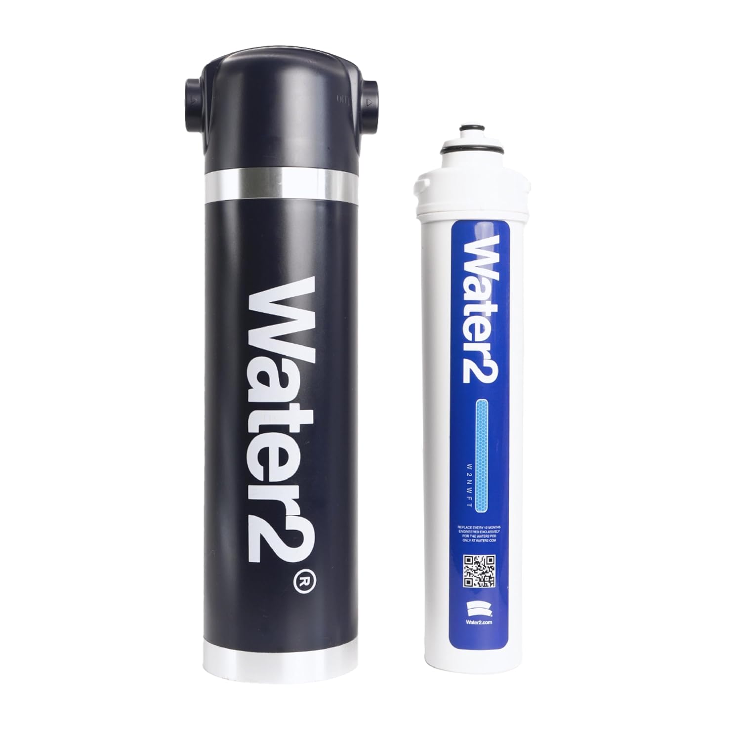 Water2 Pod 2.0 Kit – Under Sink Filter - Reduces Contaminants for Filtered, Better-Tasting Water. Quick & Easy to Install - Includes Capsule, Flexis, Smart Buzzer & Guide. Backed by Bear Grylls.