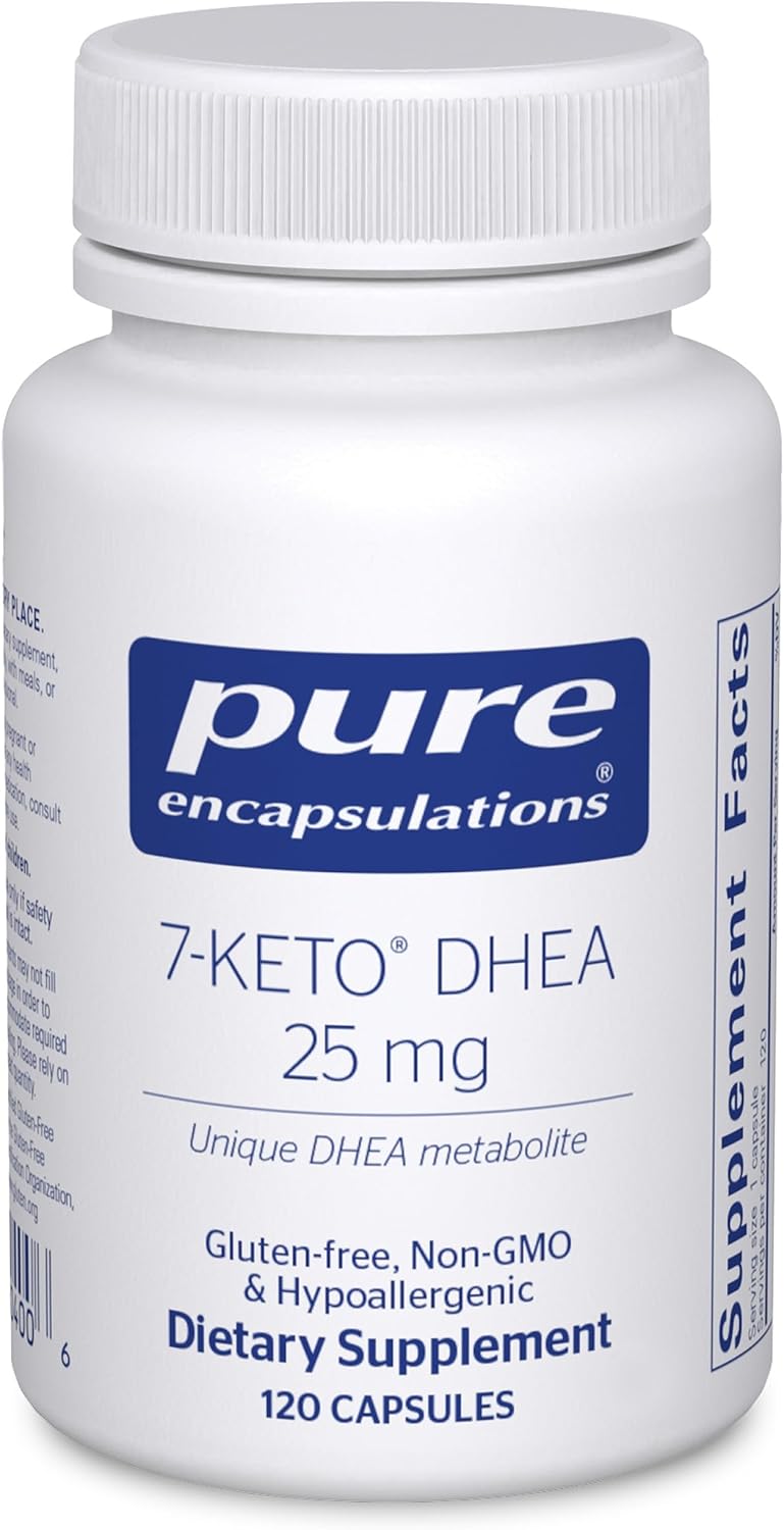 Pure Encapsulations 7-Keto DHEA 25 mg, 120 Capsules | Unique DHEA Metabolite Supplement to Support Thermogenesis and Healthy Body Composition*
