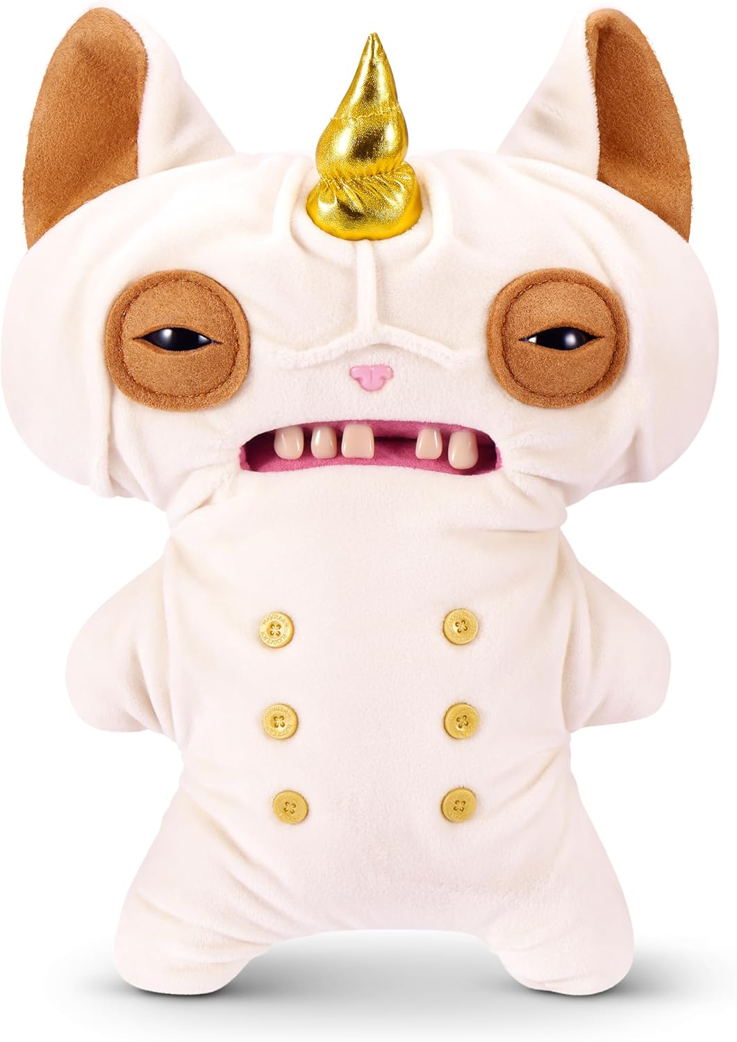 Fuggler Fugglercorns 9 Inch Plush Collectible (Wrinkle Mcstinkles) by ZURU | Funny Ugly Monster with signature teeth, soft & huggable collectible plush, for fans & collectors, gift for tweens & teens